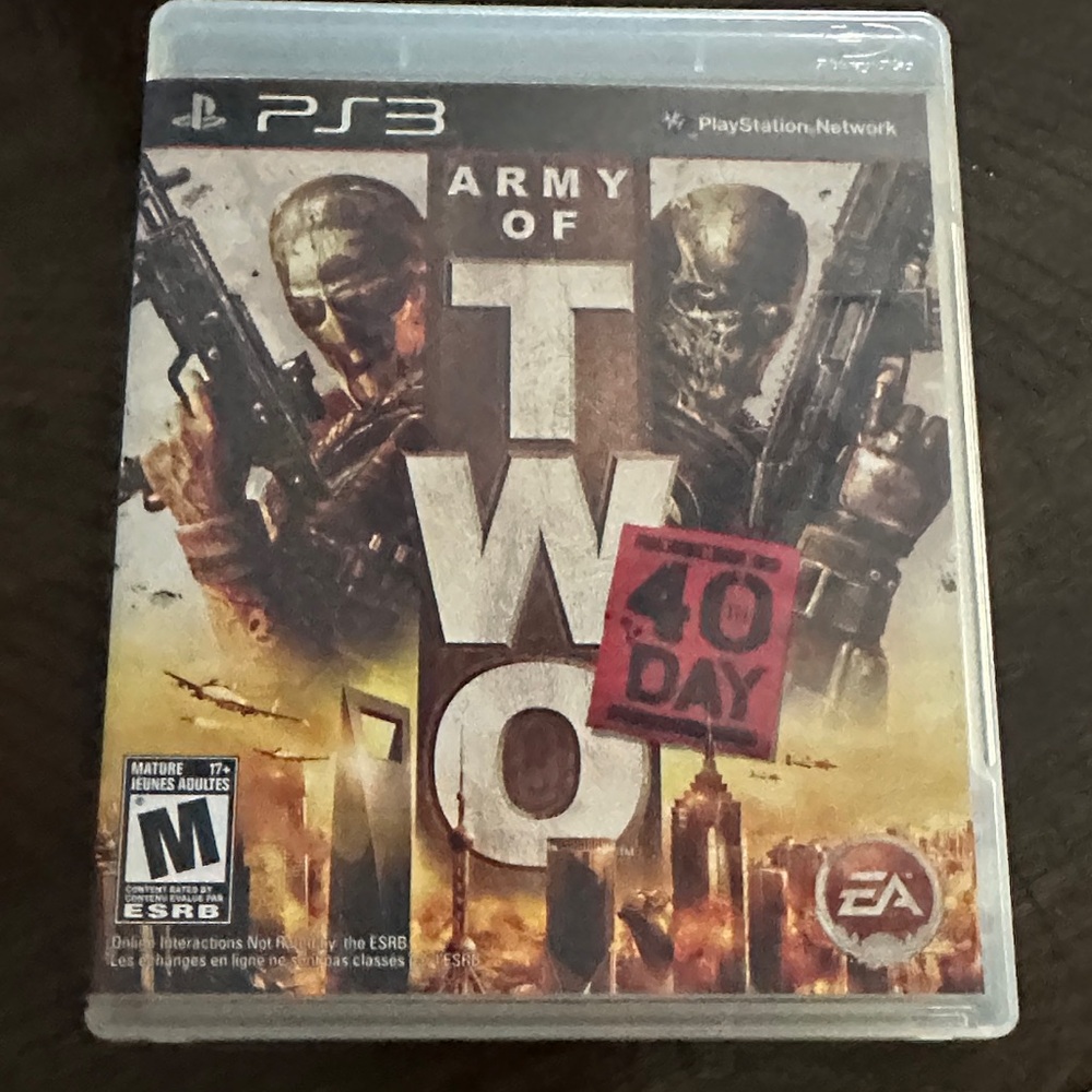 Army of Two: The 40th Day for PS3 - Black - Picture 1 of 1